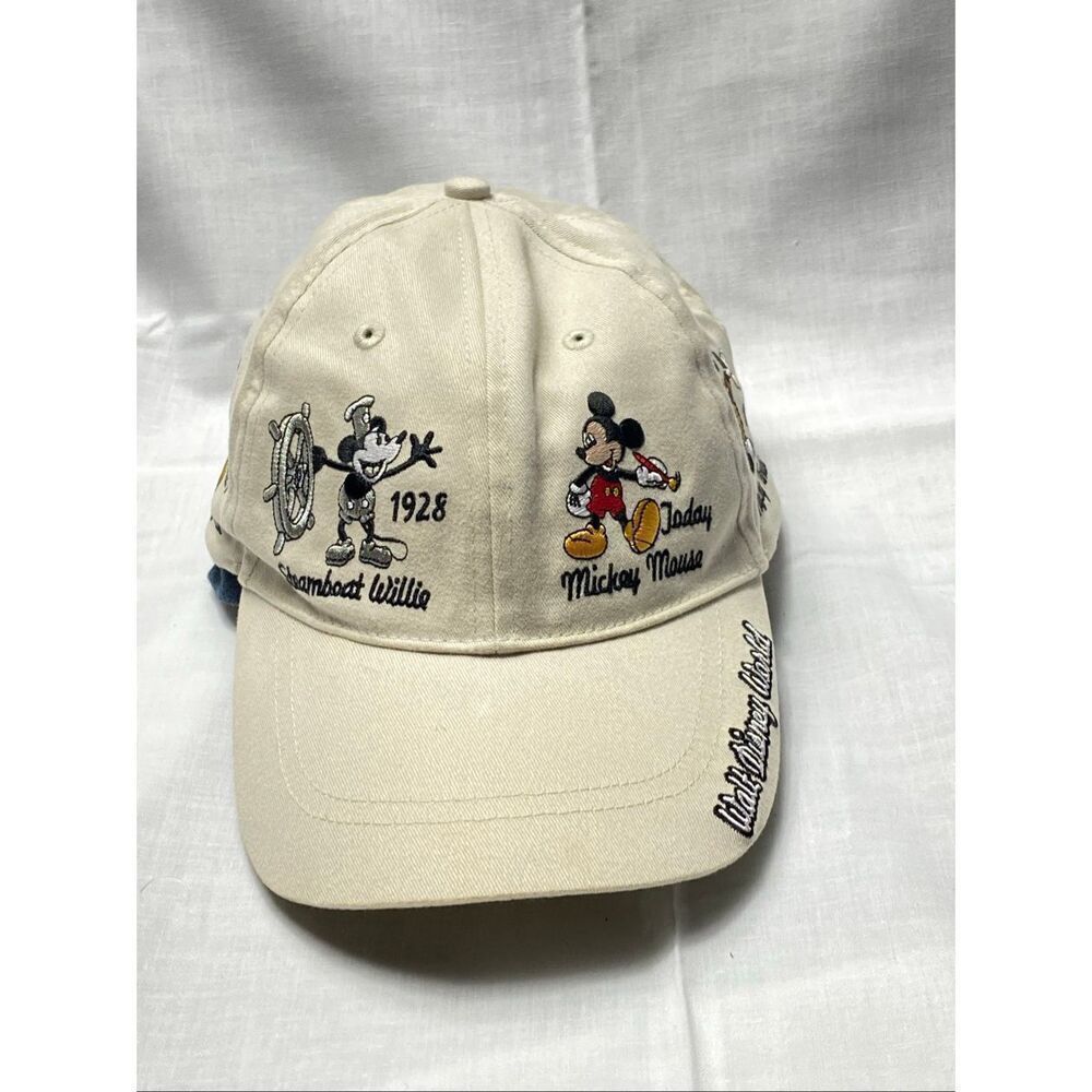 Disney Mickey Mouse Steamboat Willie Hat Cap Embroidered 1928 Walt Disney World